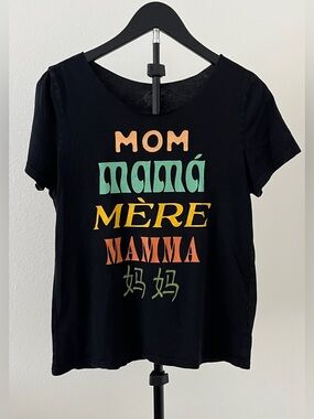 Anthropologie x Midnight Rider “Mom” Graphic Tee | Size Small | Made in USA